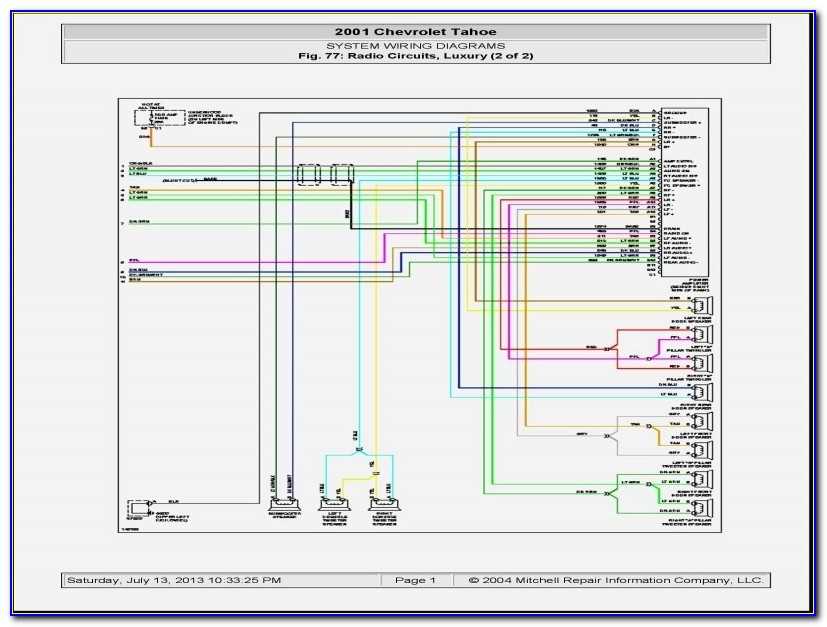 Wiring Diagram For 2008 Chevy Tahoe Radio