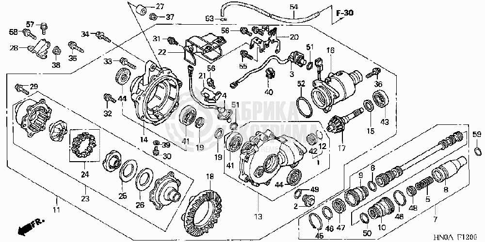 Exploring The Rear Axle Diagram Of Honda Foreman 450