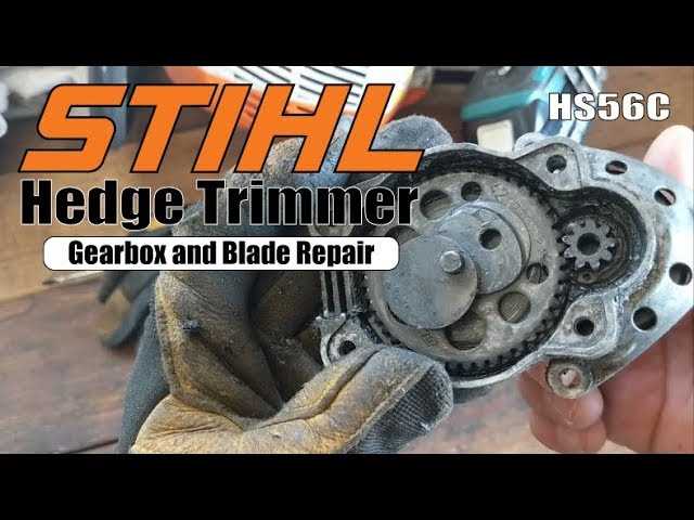 Exploring The Components Of The Stihl Hs C Hedge Trimmer A Visual Guide